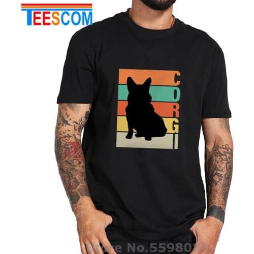 Vintage Corgi Dog T shirt women men Retro Corgi T-shirt unisex kawaii dog animal print tee shirt dog fans lover fashion clothing
