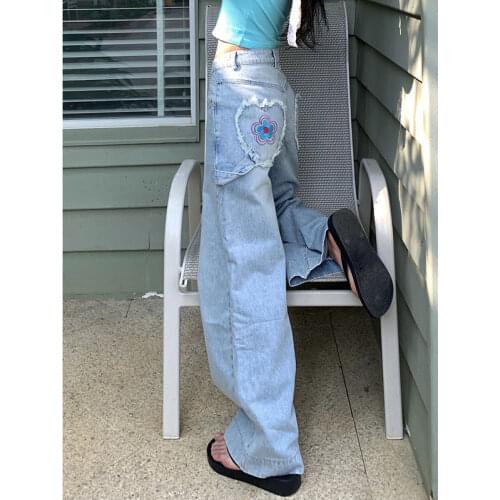 Yure Women's Jeans With Embroidery