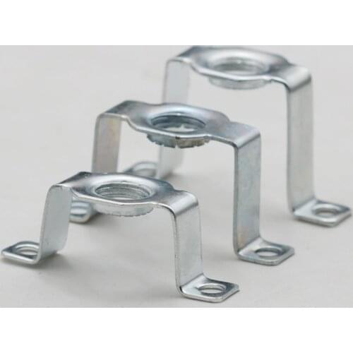 White Zinc 2-Class Iron Bracket Height 15MM 22MM 26MM Middle Hole M10*1MM Ceiling Rose Inner Bracket Hardware Lamp Accessories