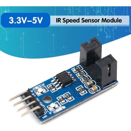 4 PIN Infrared Speed Sensor Module For Arduino/51/AVR/PIC 3.3V-5V Free shipping High Quality