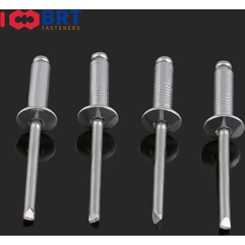 Aluminum flat round head pull rivet blind rivet pull cap nail 2.4/3.2/4/5/6.4mm