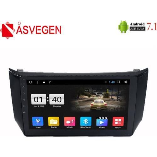 Asvegen Car Stereo Radio DVD Player For Nissan Sylphy B17 10.2 inch Android 7.1 Quad Core Audio Wifi Multimedia GPS Navigation