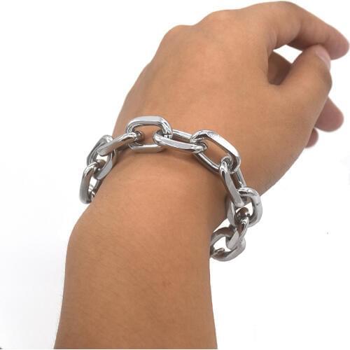 Alloy Charm Bracelet Personality Men Bracelets Women Pulseras Hombre Punk Unisex Femme Pulsera Jewelry Gift