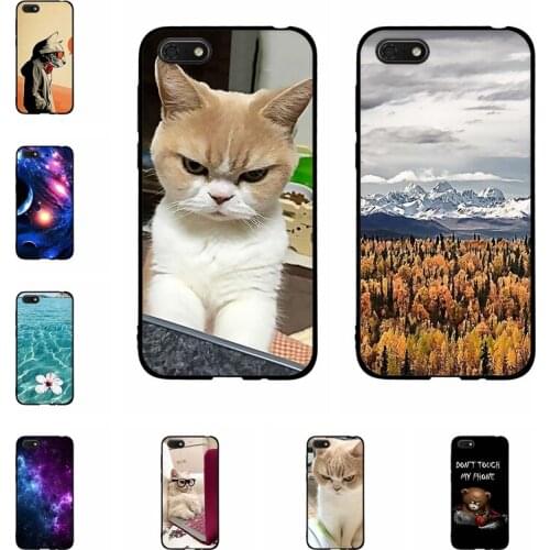 Case For Huawei Y5 2018 Cover Soft Silicone Thin TPU Back Shell Cover On Honor 7s Play 7 Coque For Huawei Y5 Prime 2018 Case Bag
