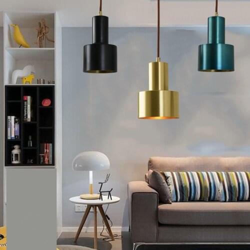 Europe Nordic small copper brass pendant light lamp LED golden modern pendant lamp light bedroom dinning bar LED pendant light