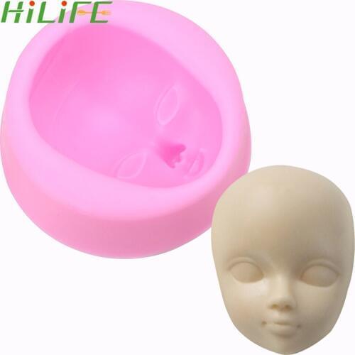 HILIFE Baby Face Fondant Cake Mold Baking Tools Silicone Cake Decoration Kitchen Accessories