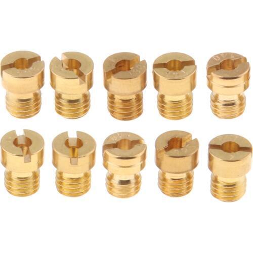 Motorcycle Main Jet Motorbike Carburetor Main Jet Kit 125 126 128 130 132 134 135 136 138 140 For Keihin PWK FCR OKO KOSO Etc