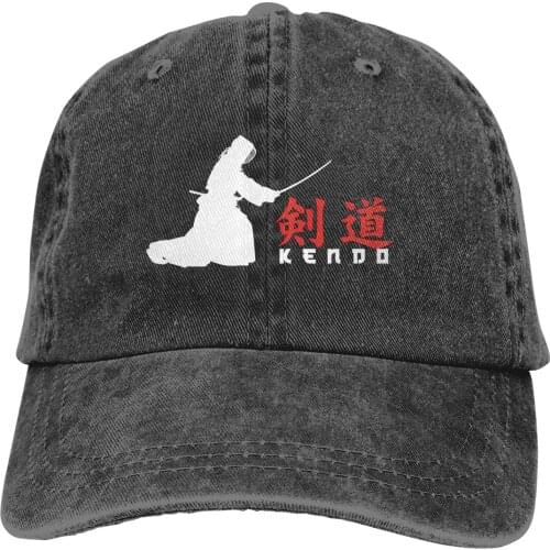 Kendo Fighting Shinai Bogu Katana Samurai Gift Baseball Cap cowboy hat Peaked cap Cowboy Bebop Hats Men and women hats