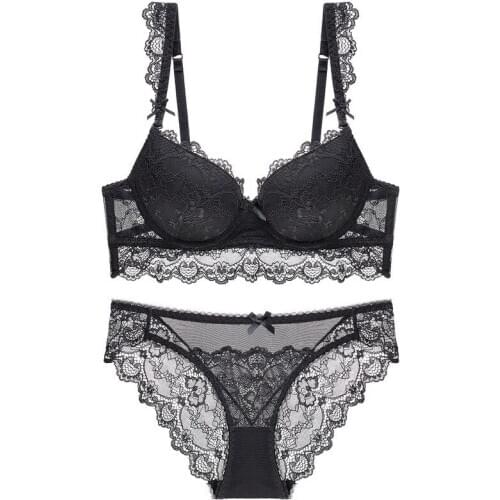 Sexy Gathering Bra Lace Lingerie Bra Set Lace Lingerie Set Bra and Underwear Set Sexy Panties and Bra Set womens lingerie