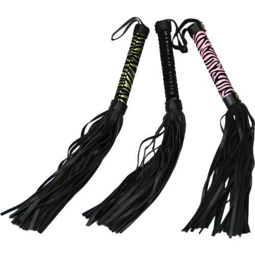 Leather Spanking Fetish Whip with fashion leopard print 3 Colors Sex Toys For Couples Sexy Adult Games Flirt Erotic Products