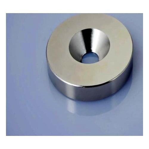 Free Shipping 20pcs / lot super Powerful Round Countersunk Ring Magnet 12mmx5mm Hole 4mm Rare Earth Neodymium #69378 magnet