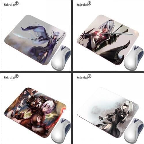 Mairuige DIY Animation Game Girl Automata Pattern 29X25/22X18CM Cartoon Mouse Pad Mouse Speed Version Home Decoration mats
