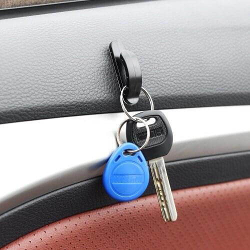 New Style High Quality 2Pcs Convenient Black Auto SUV Car Truck Self Adhesive Hook Hanger Bag Purse Organizer Holder