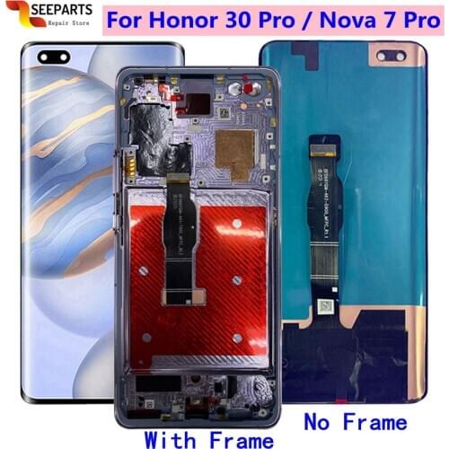 Original NEW for Huawei Honor 30 Pro LCD Touch Screen Digitizer Assembly 6.57" For Huawei Nova 7 Pro LCD Display EBG-AN00 LCD