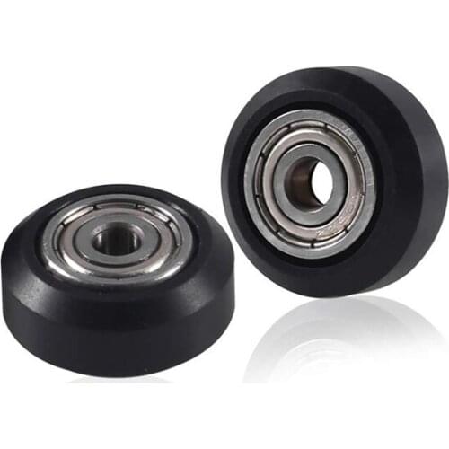 CNC Openbuilds Plastic Wheel Pom with 625zz Idler Pulley Gear Passive Round Wheel Perlin Wheel for Ender 3 CR10 CR-10S