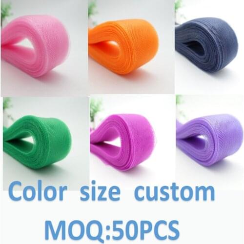 Plain Veiling Horsehair Crin Braids netting mesh Braid Polyester fabric hat Braid Sewing Handmade Accessories 1250yards