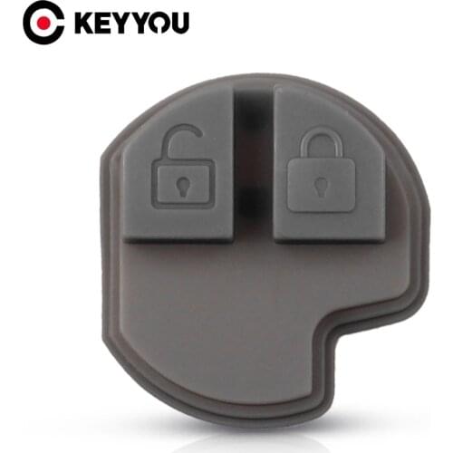 KEYYOU 2 Buttons For Suzuki Key Swift Grand Vitara SX4 Liana Aerio Jimn Auto Key Remote Car Key Silicone Rubber Button Pad
