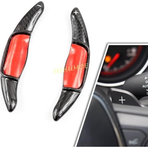 Carbon Fiber Steering Wheel Paddle Shifter For 2018-2020 2021 Toyota Camry Avalon Corolla Black