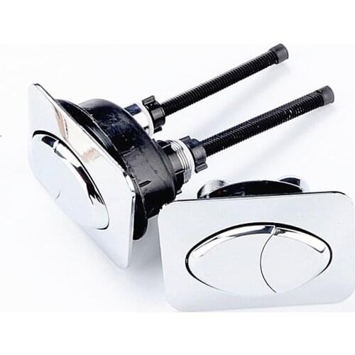 Toilet seats water tank press flush button switch toilet closestool Oval Triangle Square Dual Control Button,JO21018