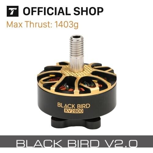 T-MOTOR BLACK BIRD 2207 V2 KV1950 KV2800 BRUSHLESS FPV Motor Champion Co-brand for freestyle Version
