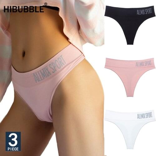 Sexy Sport Seamless String Hight Waist Thong Panties Cotton Underwear Women Fashion Thong Lingerie Tanga Women Briefs New 3pcs