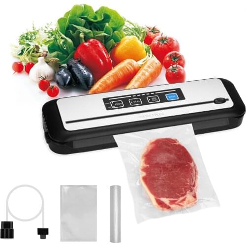 Inkbird INK-VS01 Healthy&Safety Vacuum Sealer Built-in Cutter 80KPa Strong Suction Sealer for Kitchen Cooking Food Preservation