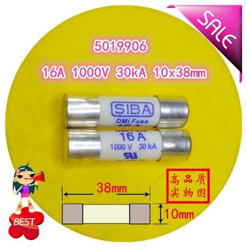 16A 1000V 30kA 10x38mm 5019906 High-quality fuse