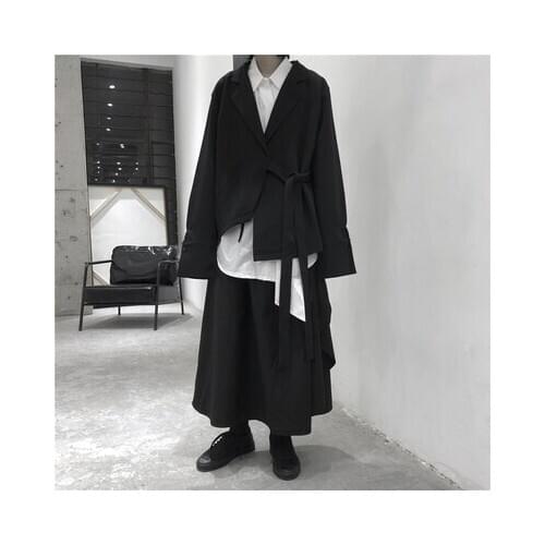 The new style hangs the feeling feeling female design Feeling Minority Korea edition relaxed leisure small suit jacket is irregu