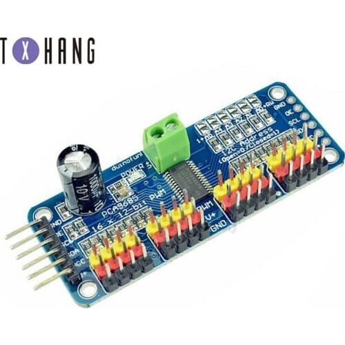 16 Channel 12-bit PWM/Servo Driver-I2C interface PCA9685 module for arduino or Raspberry pi shield module servo diy electronics