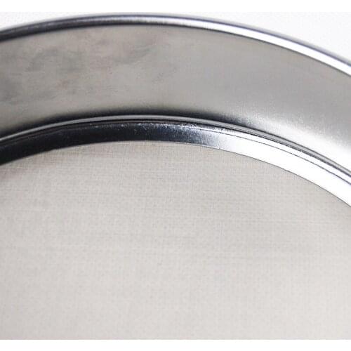 2-300M Round 304 Stainless Steel Flour Sieve Kitchen Food Oil Bean Powder Filter Screen Sieve Sifter Baking Filtration Screening
