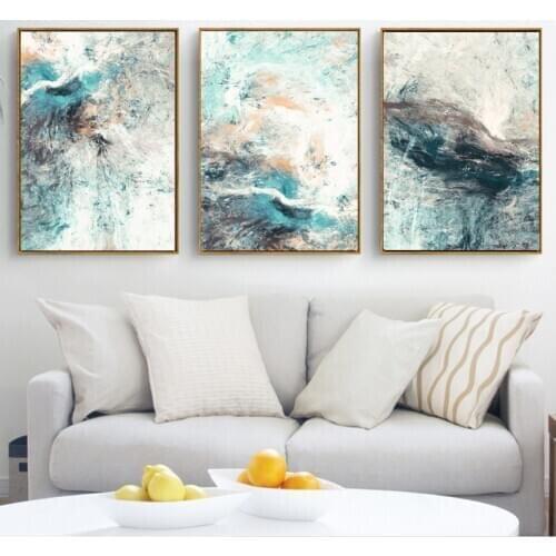 Abstract Minimalist Symphony Graffiti Canvas Paintings Modern Modular Wall Art Pictures For Living Room Decoration Print Posters