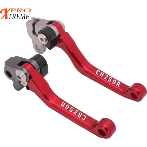 Motorcycle CNC Aluminum Pivot Foldable Clutch Brake Lever For HONDA CR 80R 85R 125R 150R 250R CRF 250R 450R CR250R CR150R CR80R