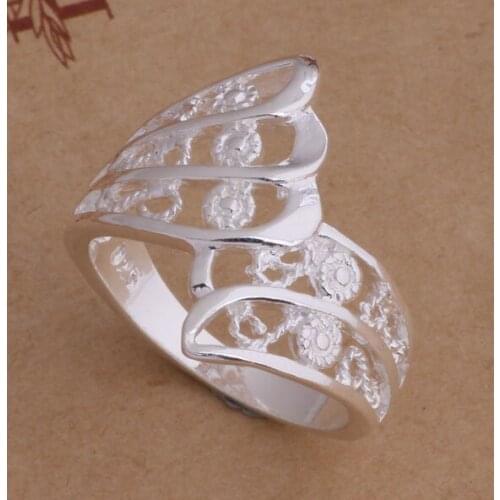 AR037 Fashion Jewelry Silver Color Gifts Popular Rings For Women Popular Object /addaiuka Atvajlca
