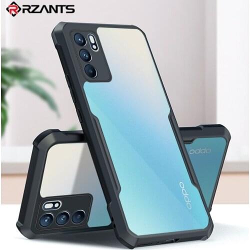 Rzants For OPPO Reno 6 Reno6 Pro 5G Case Hard Air Bag Protection Slim Thin Clear Crystal Cover