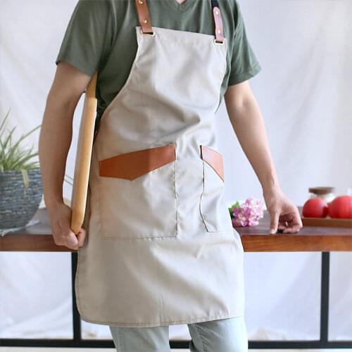 Apron Home Kitchen Restaurant Barista Barber Florist Hand-baked Fashion Strap Overalls Simple
