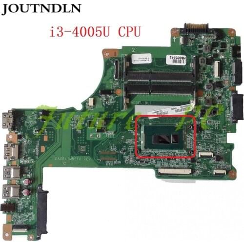JOUTNDLN FOR Toshiba L55T L55T-B Laptop Motherboard A000296030 DA0BLIMB6F0 W/ i3-4005U CPU Test work