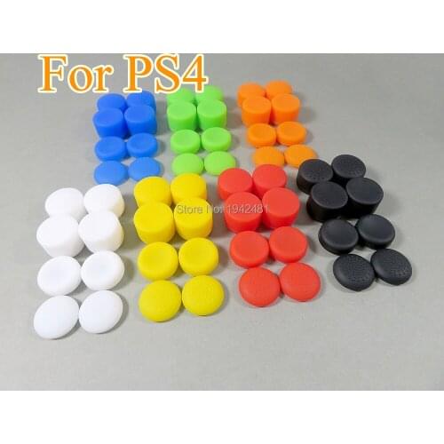 80pcs Soft Silicone Thumb Grip Stick Cap Cover Case Heightened AntiSlip Accessory For PS4 PS3 PS2 XBOX360 XBOXONE NS switch Pro