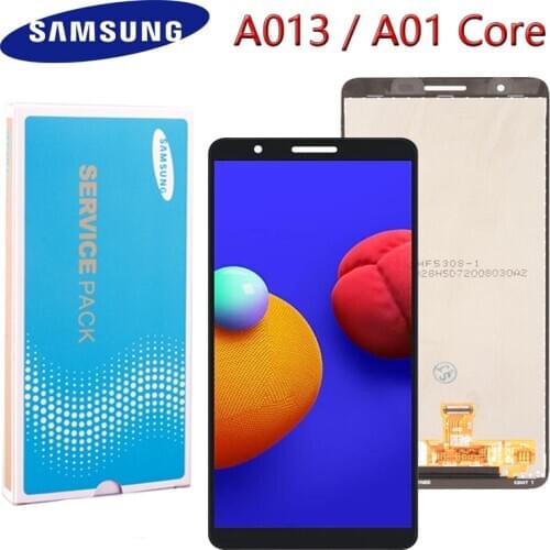 Original AMOLED For Samsung galaxy A01 core LCD SM-A013G A013F A013G M013 LCD Display Touch Screen Digitizer Replace Assembly