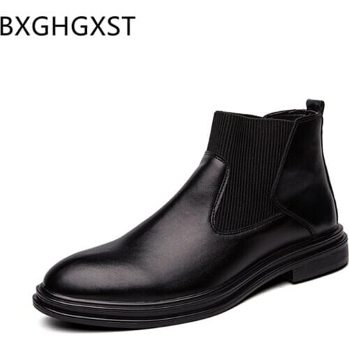 Coiffeur mens dress boots chelsea boots men formal shoes 2020 brand italian Elevator shoes for mens boots leather designer shoes