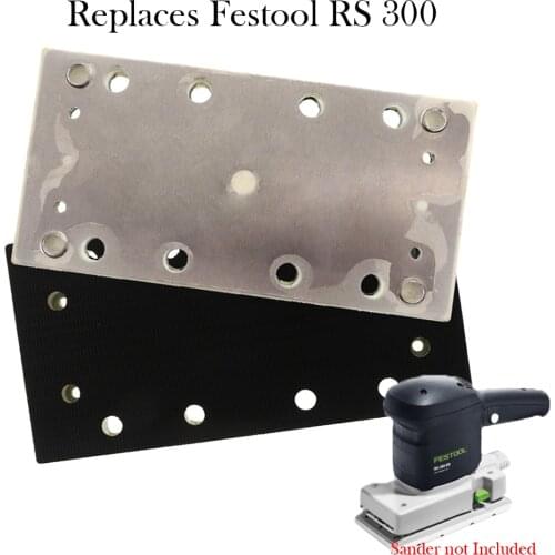 93*178mm Hook Loop Backing Plate Double Insulated Replaces Festool RS 300 EQ-Plus/LRS 93 Sanders Grinder For Grinding Disc