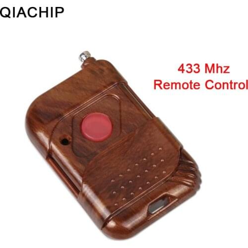 QIACHIP 433 Mhz Universal Wireless Remote Control Learning Code 433Mhz Transmitter For Gate Garage Opener Electric Door Fob Key