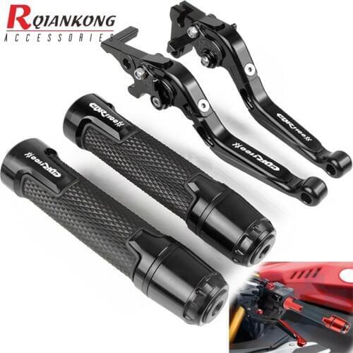 For HONDA CBR1100XX / BLACKBIRD 1997-2007 CNC Motorcycle Accessories Adjustable Foldable Brake Clutch Levers and Handlebar Grip