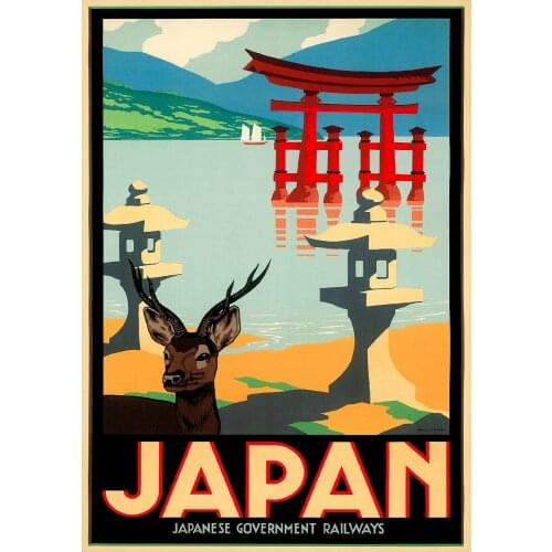 JAPAN RAILWAY Vintage Retro Travel Railways Photo Art Film Print Silk Poster for Your Home Wall Decor 24x36inch