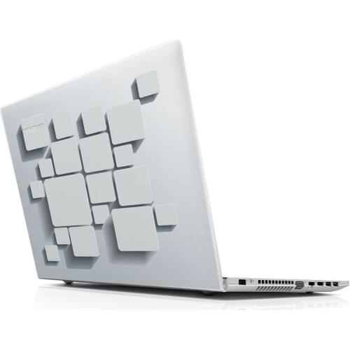 Sticker Master 3D Gray Universal Sticker Laptop Vinyl Sticker Skin Cover For 10 12 13 14 15.4 15.6 16 17 19 " Inc Notebook decal for Macbook,asus,Acer,Hp,Lenovo,Huawei,Dell,Msi,Apple,Toshiba,Compaq