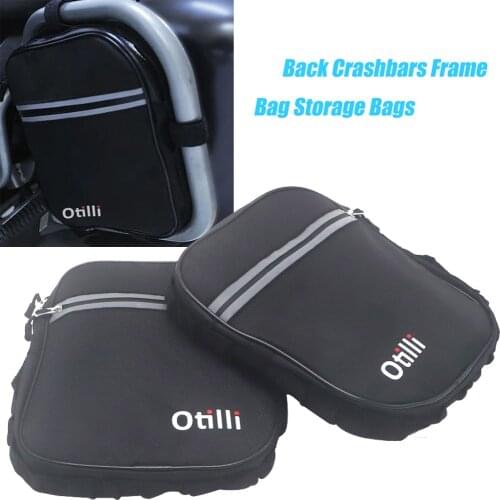 NEW FOR Motorcycle Crash Bar Bags For BMW R 1200 RT K 1600 GT/GTL R1200RT Back Crashbars Frame Bag Storage Bags