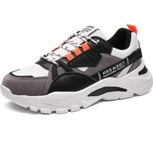 Light Mens Sneakers Breathable Outdoor Running Shoes Men Trend Fitness Sports Training Shoes Thick Bottom Adult Men Shoes