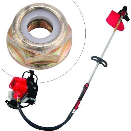 Universal M10x1.25 Left Hand Thread Blade Nut Replacements Cutter Brush Accessories Copper Trimmer Nut D1K6