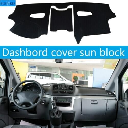 Car Inner Auto Dashboard Cover Dashmat Pad Carpet Sun Shade Dash Board Cover Fit For Mercedes-Benz Vito 2010 2011 2012 2013
