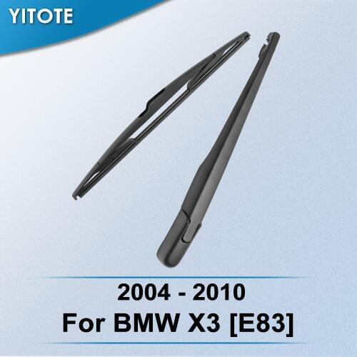 YITOTE Rear Wiper & Arm for BMW X3 [E83] 2003 2004 2005 2006 2007 2008 2009 2010