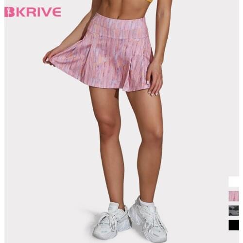 2021 Women Tennis Skorts Sport Athletic Yoga Shorts Skirt Solid Color Anti Exposure Fitness High Waist Shorts Female Sportswear